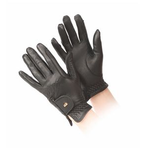 Aubrion Pu Leather Glove - Black