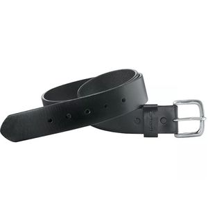 Carhartt Men's Journeyman Belt  - Black with Nickel-finish Buckle