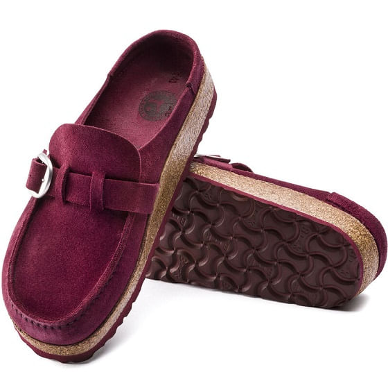 birkenstock buckley maroon