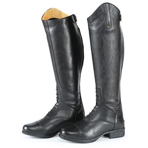 Shires Gianna Leather Tall Boots - Black