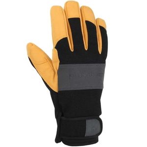 Carhartt Men's Storm Defender Cuff Gloves - Black/Barley
