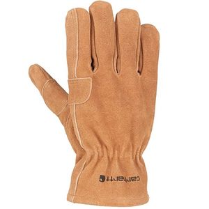 Carhartt Men's Insulated Synthetic Suede Open Cuff Glove - Brown