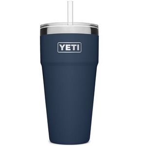 Yeti Rambler 769ml(26oz) Stackable Straw Cup - Navy