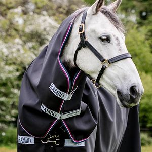 Rambo Supreme 1680D 0g Rain Sheet Hood - Navy/Burgundy/Dusty Blue