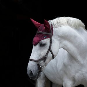 Rambo Ear Net - Burgundy/Navy