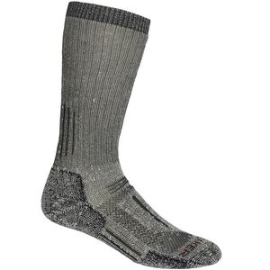 Icebreaker Men's Mountaineer Mid Calf Socks - Jet Heather/Espresso