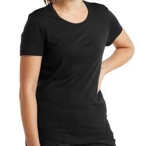 Icebreaker Women's Cool-Lite™ Merino Sphere Short Sleeve Low Crewe T-Shirt - Black