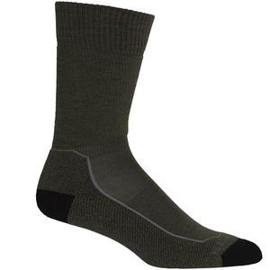 Icebreaker Men's Hike+ Medium Crew Socks - Loden / Black