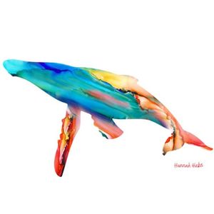 Hannah Hicks Art Cards - Whale