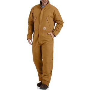 Carhartt Washed Duck Insulated Coverall - Carhartt Brown