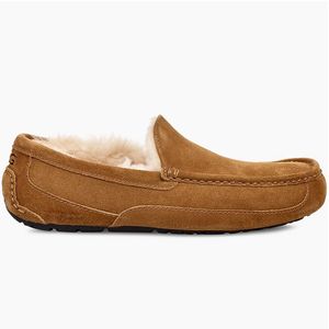 Ugg Men's  Ascot Slippers Suede-  Chestnut