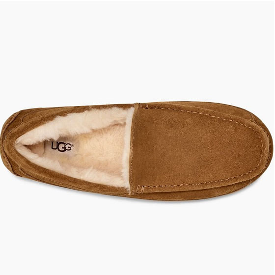 Ugg Men's Ascot Slippers Suede- Chestnut