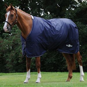 Saxon Defiant 600D 180g Turnout Rug - Navy