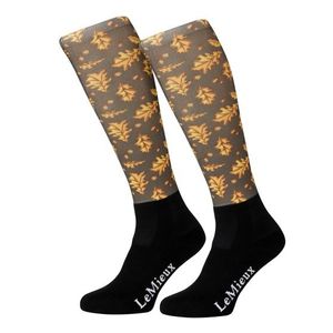 LeMieux Footsie Boot Socks - Oak