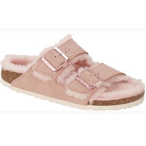 Birkenstock Arizona Suede Shearling Light Rose (1020411)