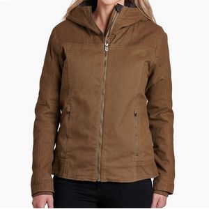 Kuhl Women's  Law Hoody Lined - Dark Khaki