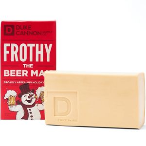 Duke Cannon Men's Frothy The Beer Man Brick of Soap