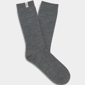 Ugg Women's Classic Boot Socks - Grey Heather