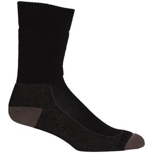 Icebreaker Men's Merino Hike+ Medium Crew Socks - Black/Mink