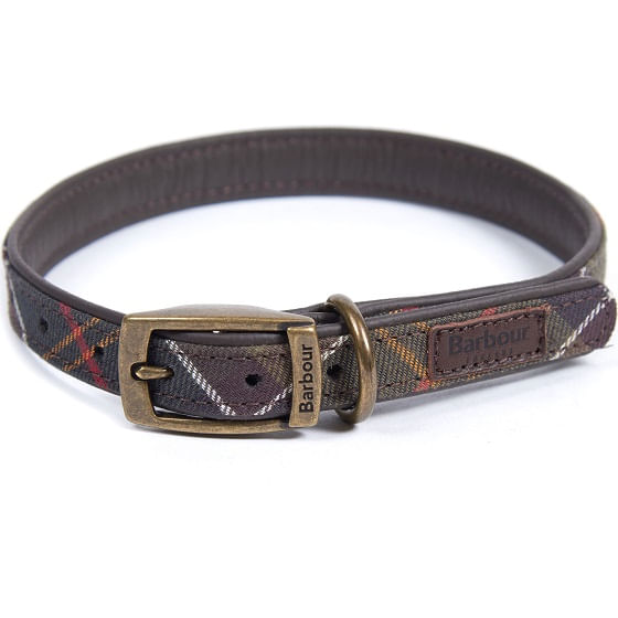 Barbour tartan dog collar small on sale