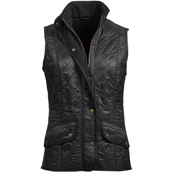 Barbour best sale black vest