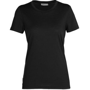 Icebreaker Women's Merino Tech Lite II Short Sleeve T-Shirt - Black