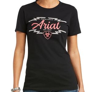 Ariat Women's Southwestern Short Sleeve T-Shirt - Black
