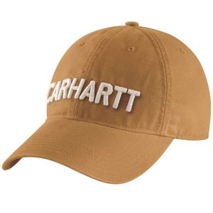 Carhartt Women's Canvas Block Logo Graphic Cap - Carhartt Brown