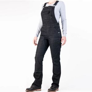 Dovetail Women's Freshley Overall  Denim - Heathered  Black