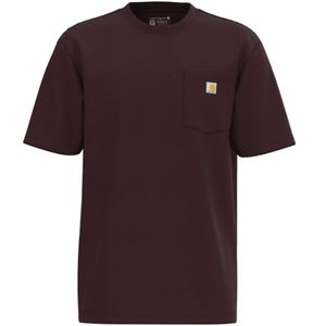 Carhartt Men's Loose Fit Heavyweight Pocket Short Sleeve T-Shirt - Port