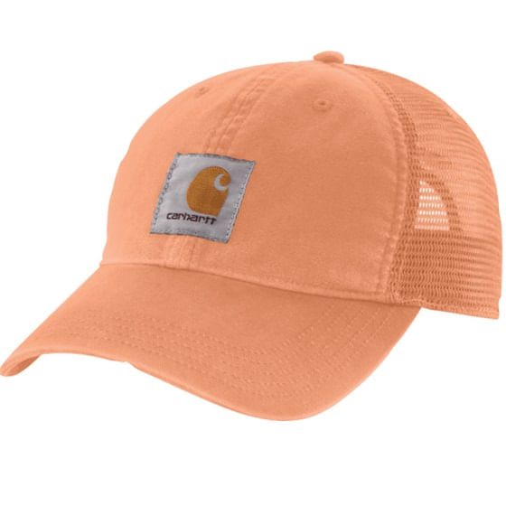 carhartt men's buffalo sandstone meshback cap