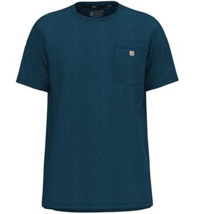Carhartt Men's Force Relaxed Fit Midweight Short Sleeve Pocket T-Shirt - Light Huron Heather