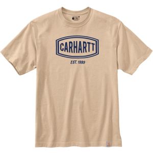 Carhartt Men's Loose Fit Heavyweight Short Sleeve Graphic T-Shirt - White Truffle