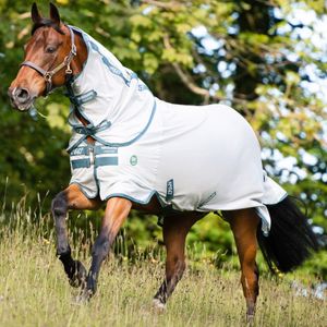 Amigo AmECO Bug Rug Fly Sheet - Silver/Teal
