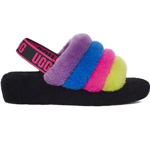 Ugg Women's  Fluff Yeah Slide - Taffy Multi