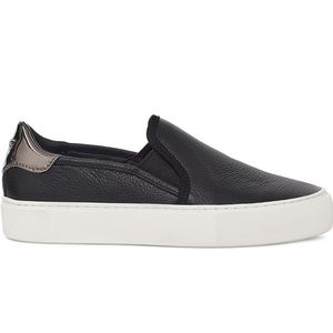 Ugg Women's Cahlvan Leather Shoe - Black Leather
