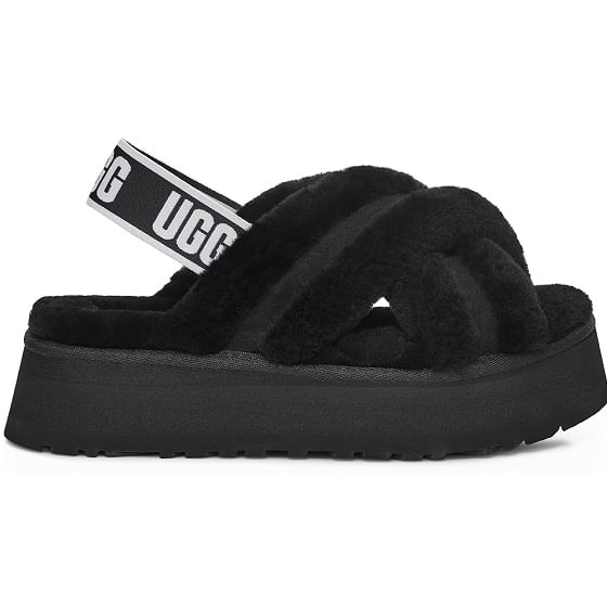 Ugg W Disco Cross Slide black Black