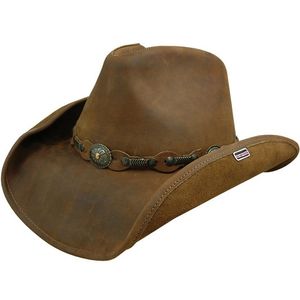 Stetson Roxbury Leather Western Hat - Rustic