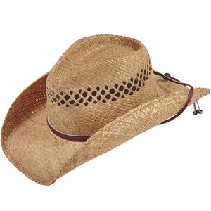 Stetson Bridger Shapeable Straw Hat - Natural