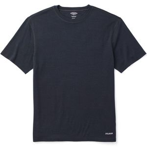 Filson Men's 210g Merino Short Sleeve Crew - Dark Navy