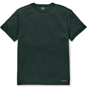 Filson Men's 210g Merino Short Sleeve Crew - Dark Olive