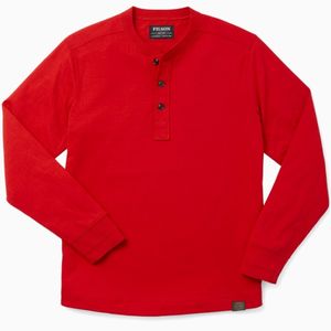 Filson Men's Double Layer Henley - Red