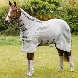 Rambo Protector Fly Sheet - Silver/Navy, White & Beige