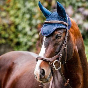 Rambo Ear Net - Navy/Burgundy