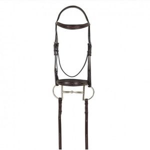 Ovation Shaped Square Bridle - Brown