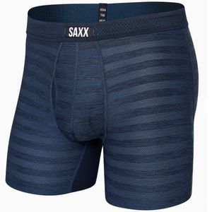 Saxx Hot Shot Boxer Brief with Fly - Dark Denim Heather