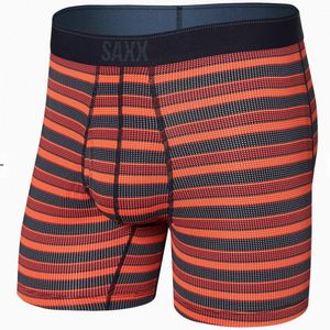 Saxx Quest Boxerbrief with  Fly - Redsolar Stripe