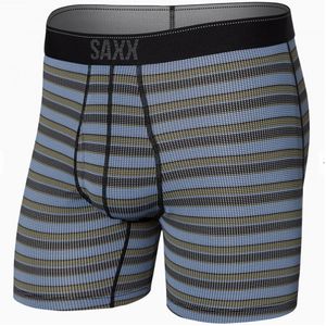 Saxx Quest Boxerbrief with  Fly - Solar Stripe-Twilight