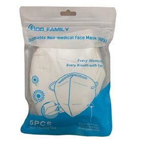 Dr. Family Disposable Non-Medical Face Mask (KN95) - 5 Pack