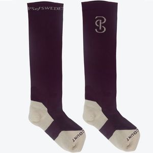 PS of Sweden Holly Riding Sock - Wine